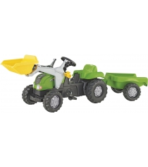 Детский педальный трактор Rolly Toys Kid Trailer 23134